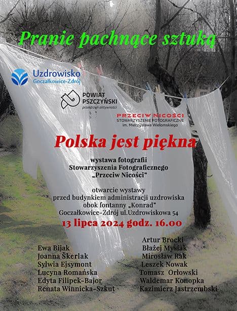 Pranie pachnące sztuką